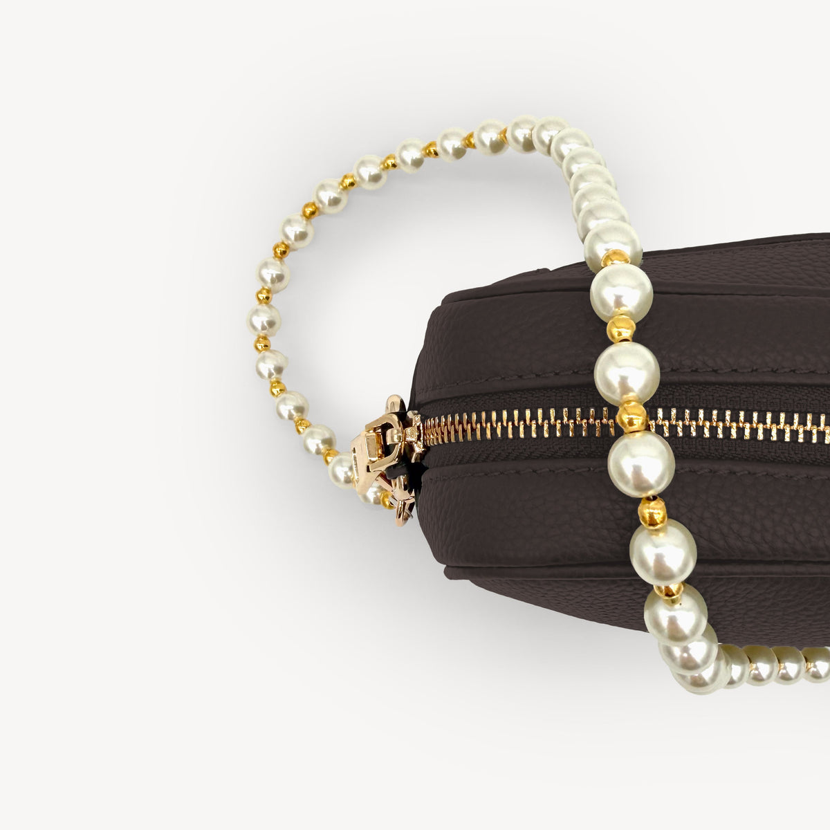 Pearl & Gold Bead Strap