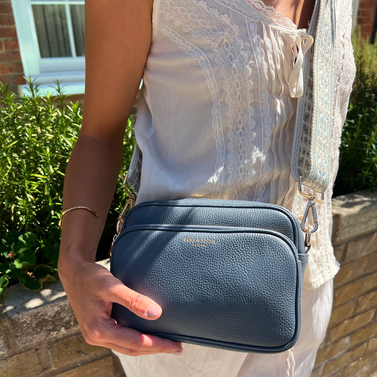 Alba Crossbody Bag - Shadow Blue