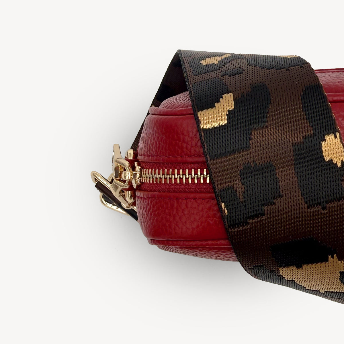 Brown & Gold Leopard Strap