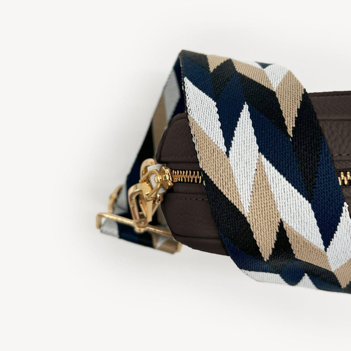 Navy & White Mosaic Strap