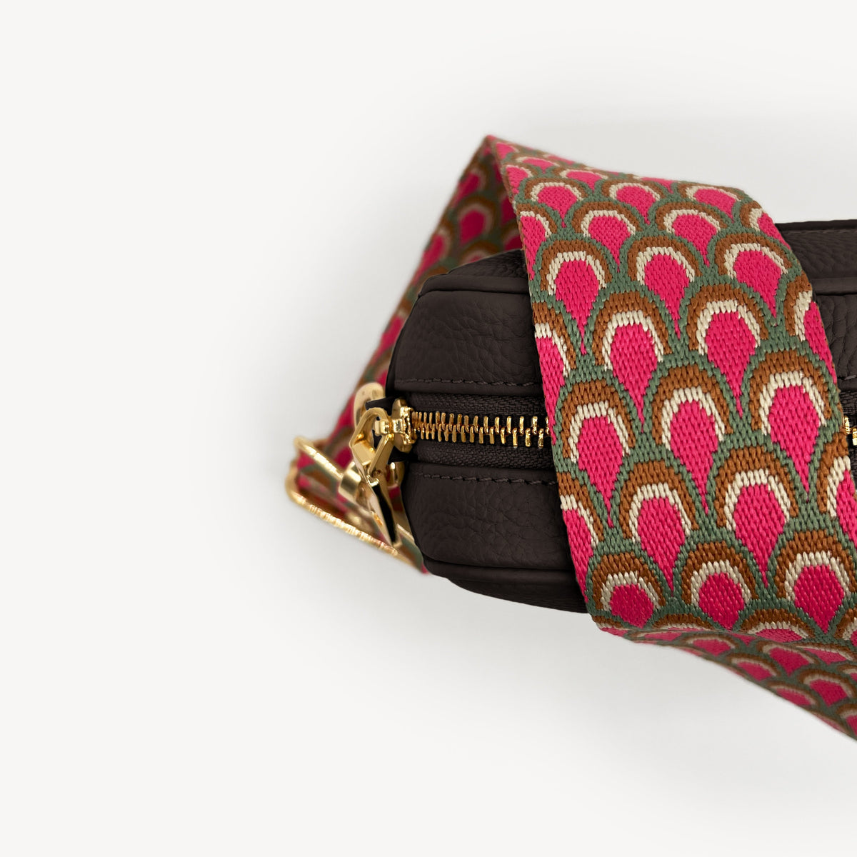 Pink Peacock Strap