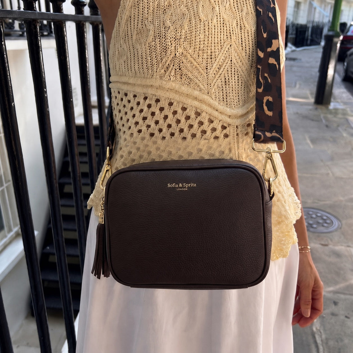 Lyla Crossbody Bag - Chocolate Brown