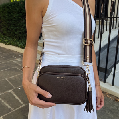 Alba Crossbody Bag - Chocolate Brown