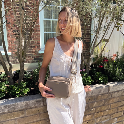 Alba Crossbody Bag - Taupe