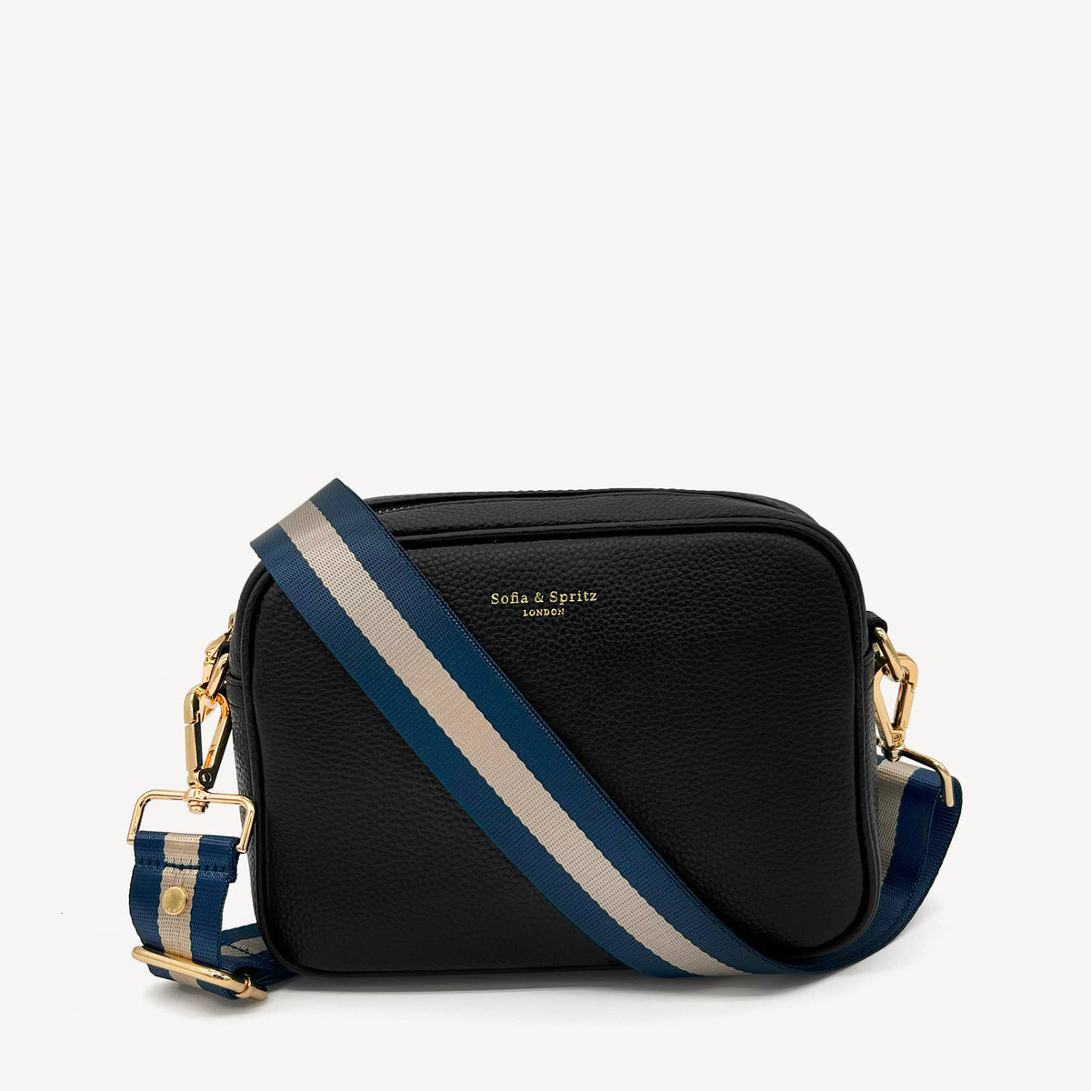 Navy & Gold Stripe Strap