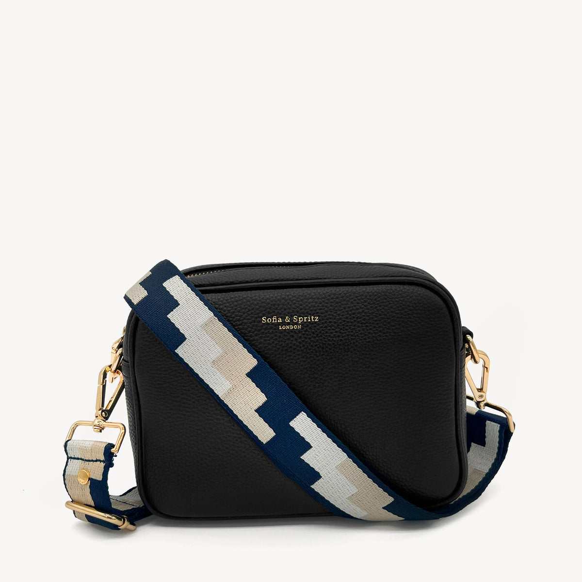 Navy, Stone & Tan Puzzle Strap