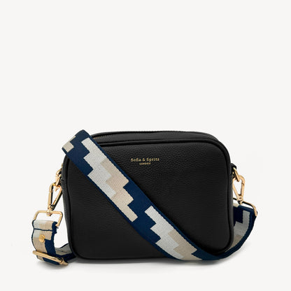 Navy, Stone & Tan Puzzle Strap