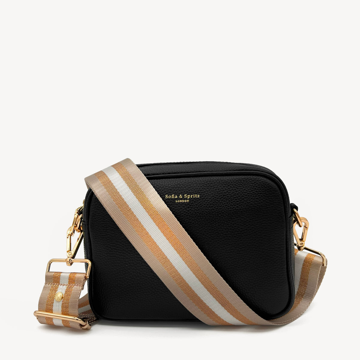 Champagne & Rose Gold Stripe Strap
