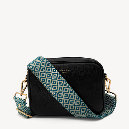 Blue & Stone Embroidered Strap