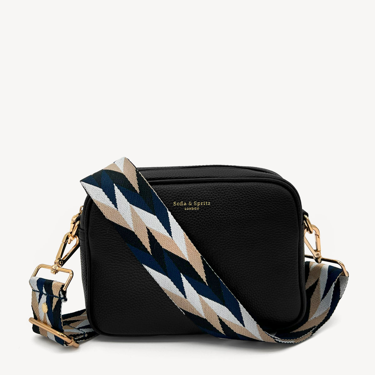 Navy & White Mosaic Strap