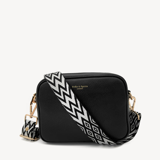Black & White Diamond Strap