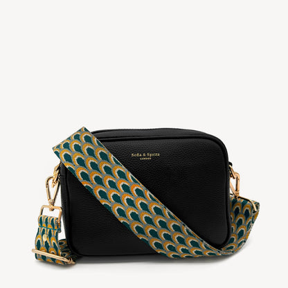 Teal Peacock Strap