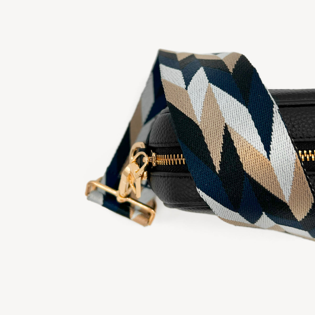 Navy & White Mosaic Strap