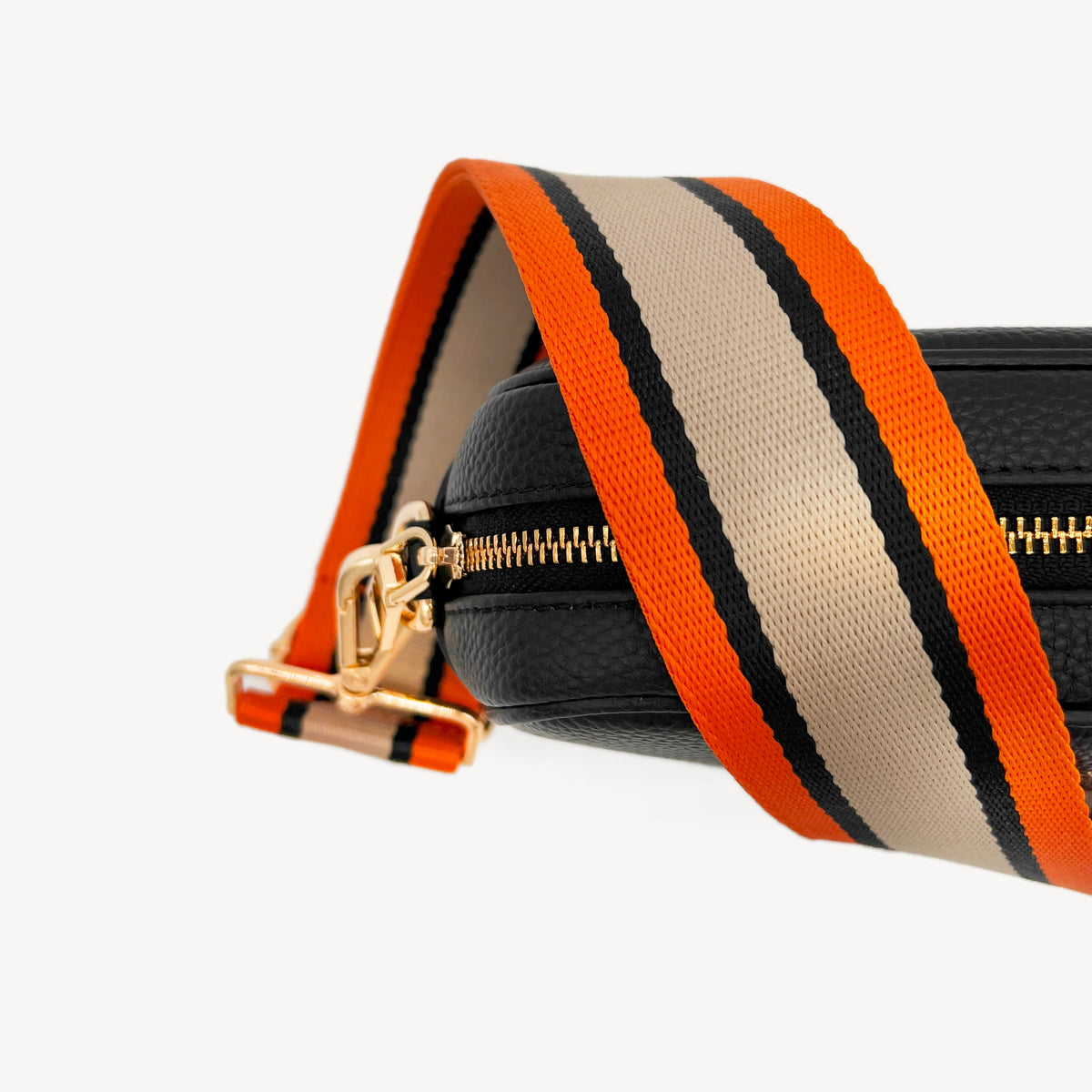 Orange, Tan & Black Stripe Strap