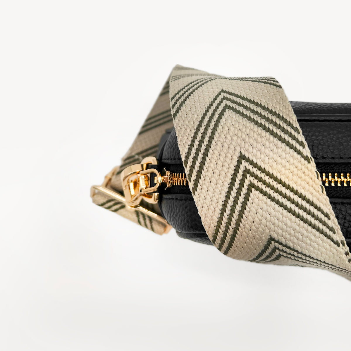 Olive Green & Stone Arrow Strap