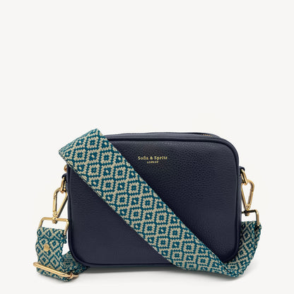 Blue & Stone Embroidered Strap