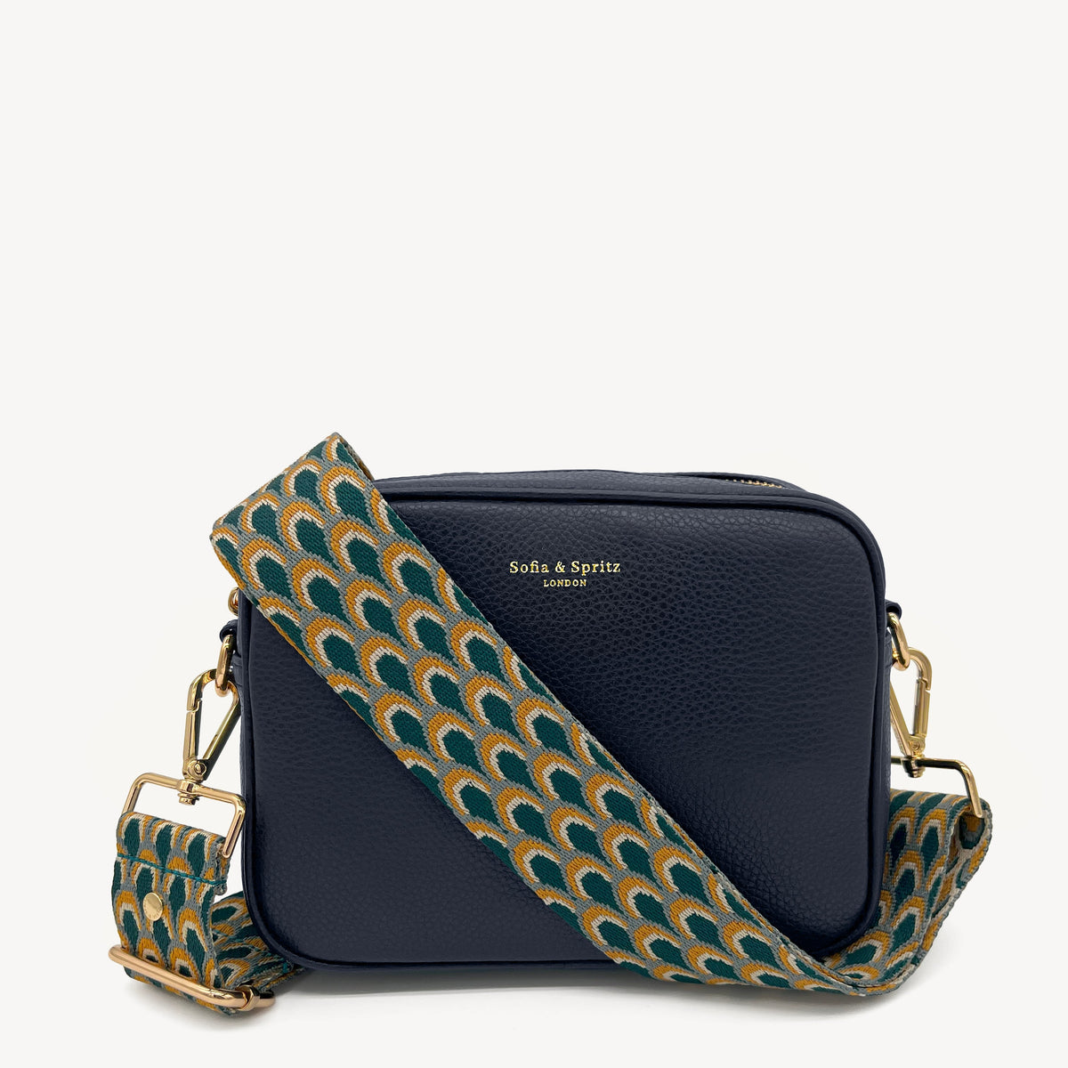 Teal Peacock Strap