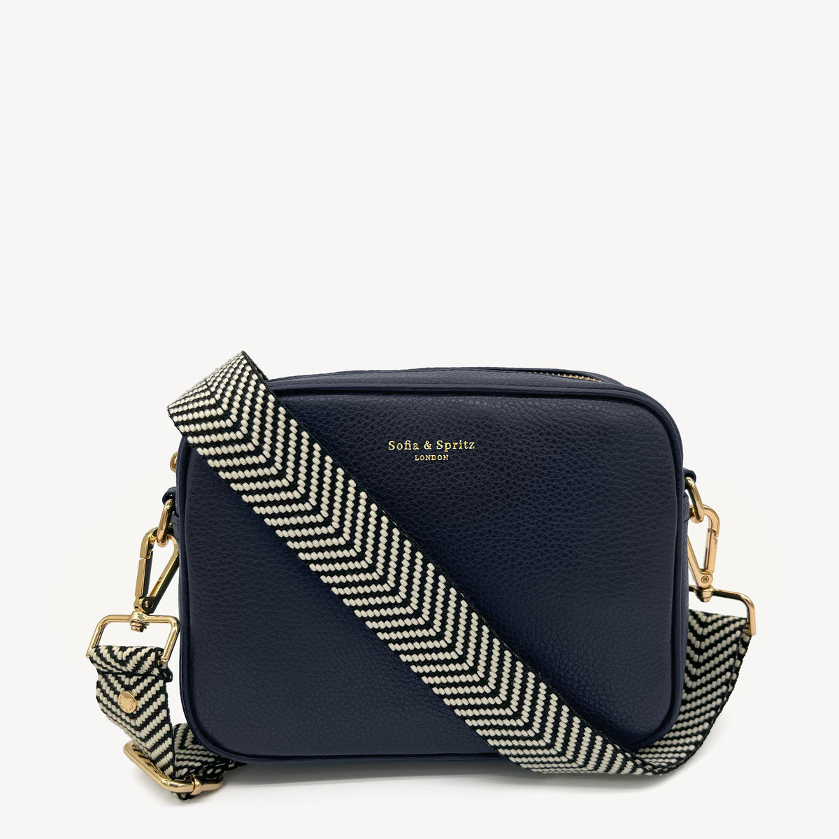 Black & White Chevron Strap