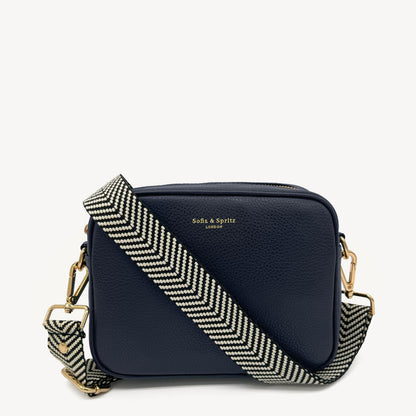 Black & White Chevron Strap