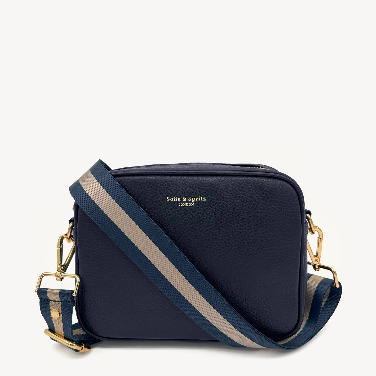 Navy & Gold Stripe Strap