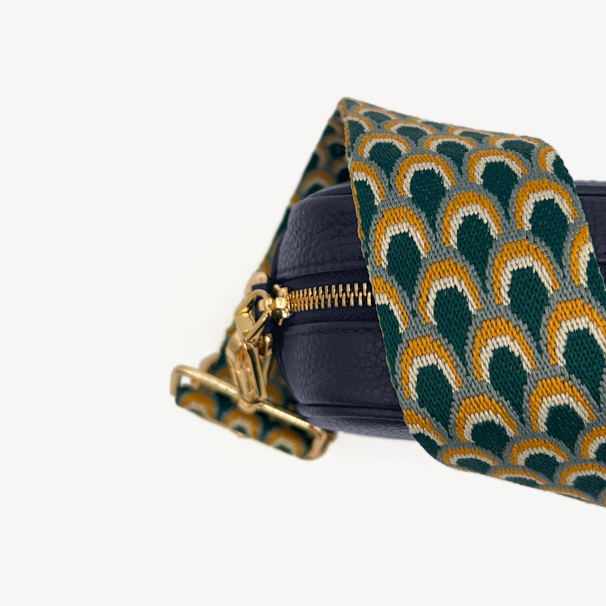 Teal Peacock Strap