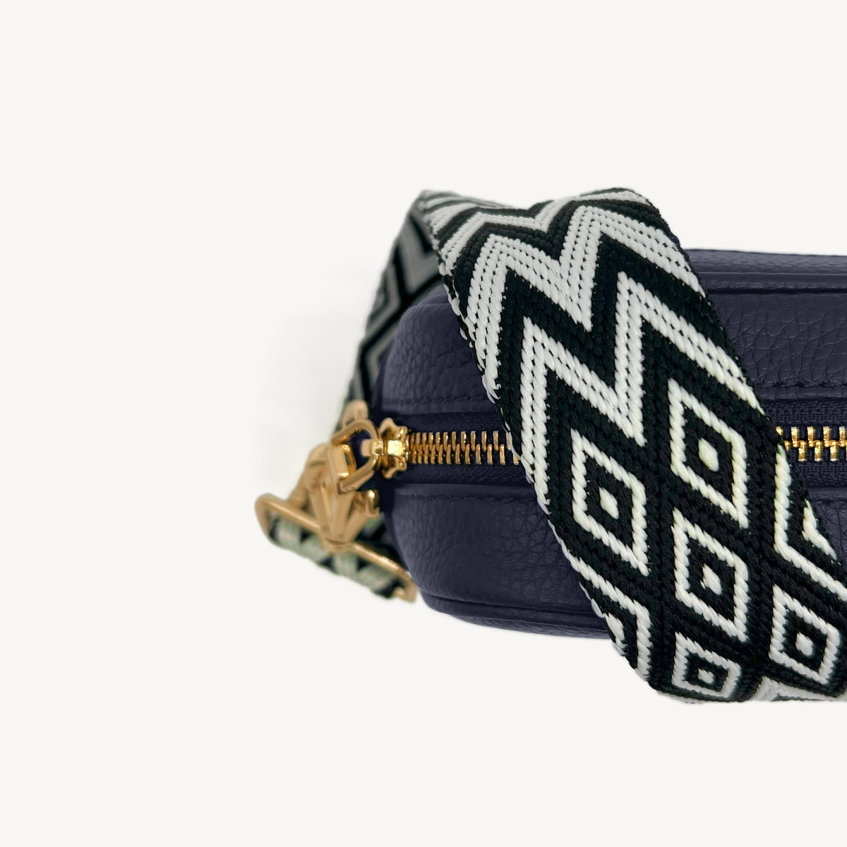 Black & White Diamond Strap