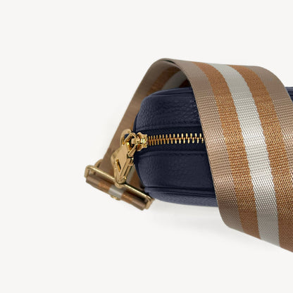 Champagne & Rose Gold Stripe Strap