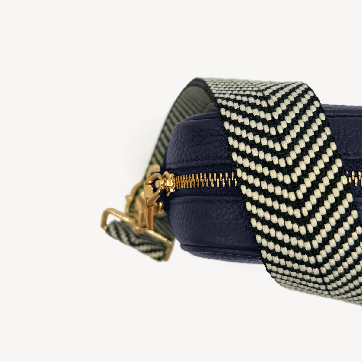Black & White Chevron Strap