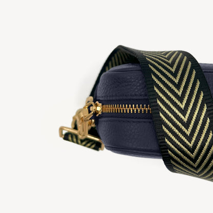 Black & Gold Chevron Strap