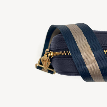 Navy & Gold Stripe Strap