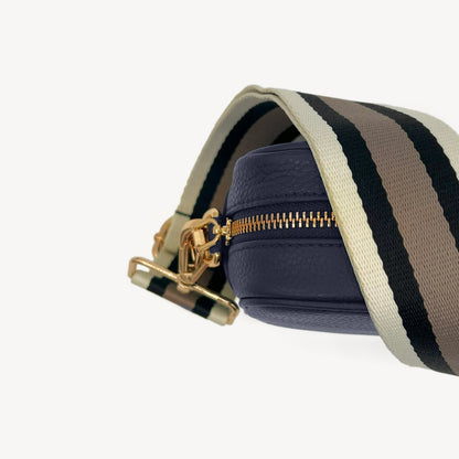 Black, Stone & Tan Stripe Strap