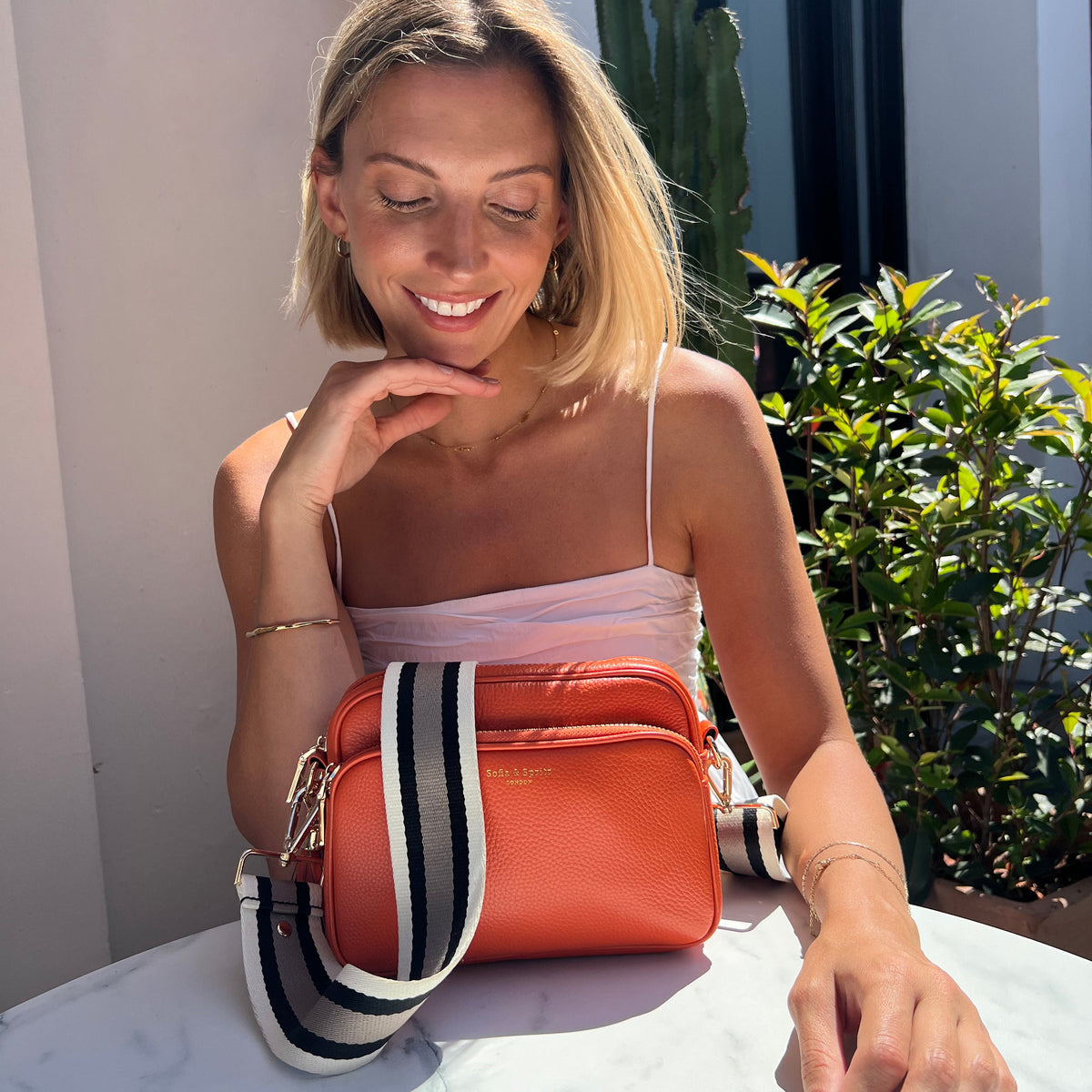 Alba Crossbody Bag - Orange