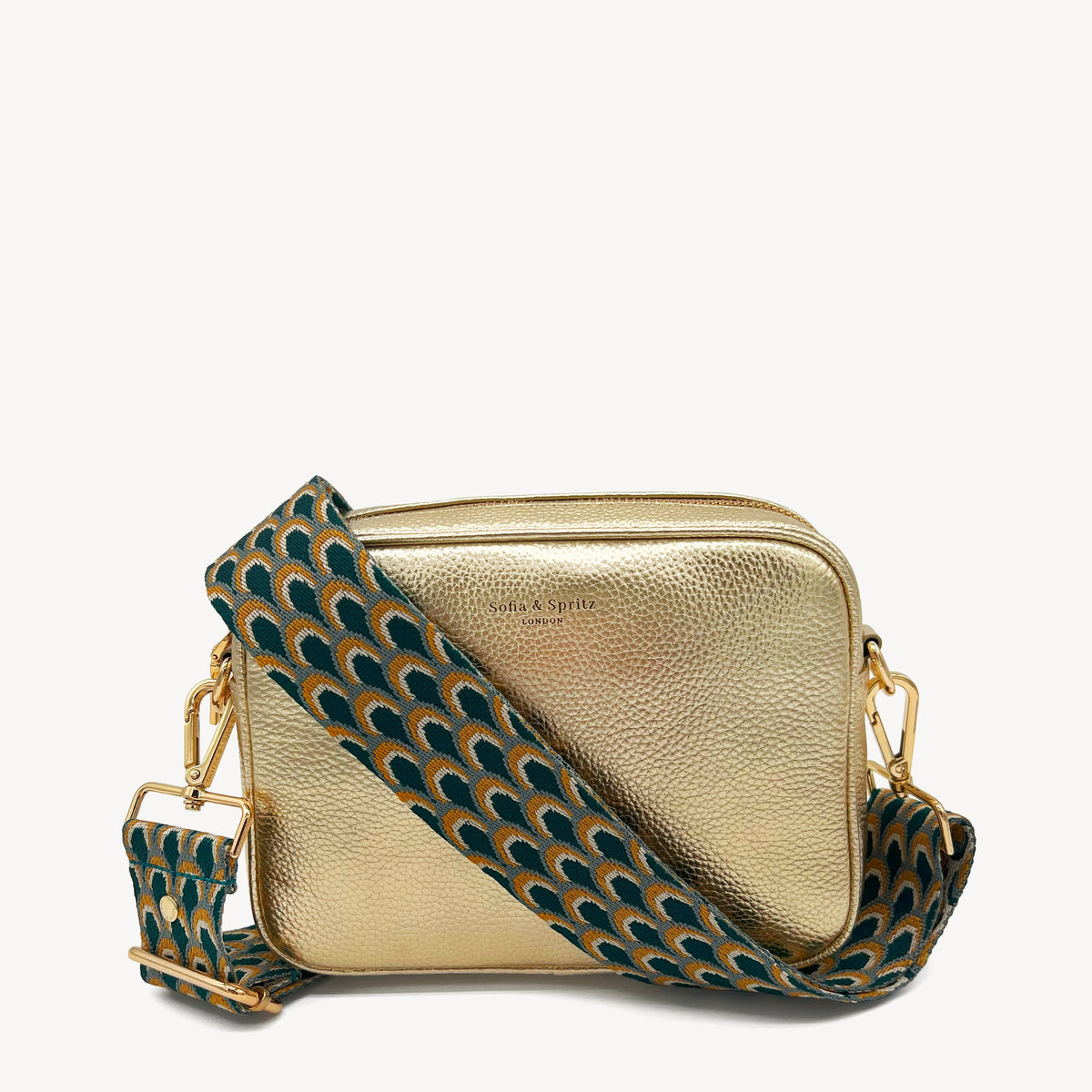 Teal Peacock Strap