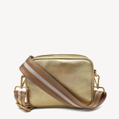 Champagne & Rose Gold Stripe Strap