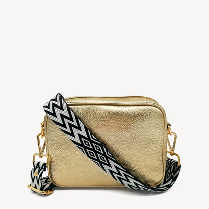 Black & White Diamond Strap