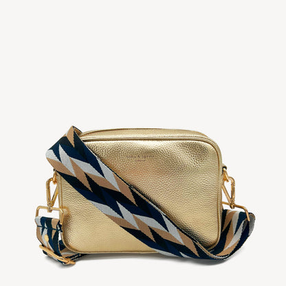Navy & White Mosaic Strap