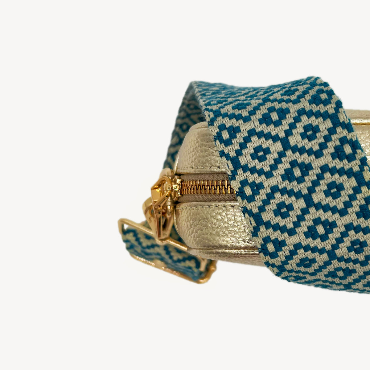 Blue & Stone Embroidered Strap
