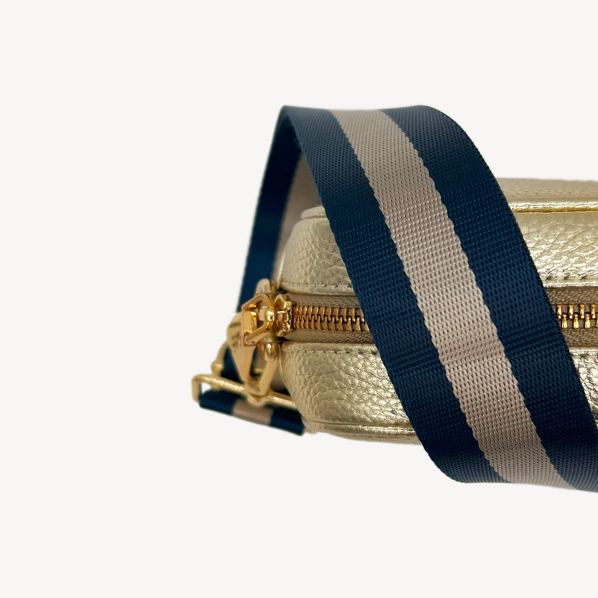 Navy & Gold Stripe Strap