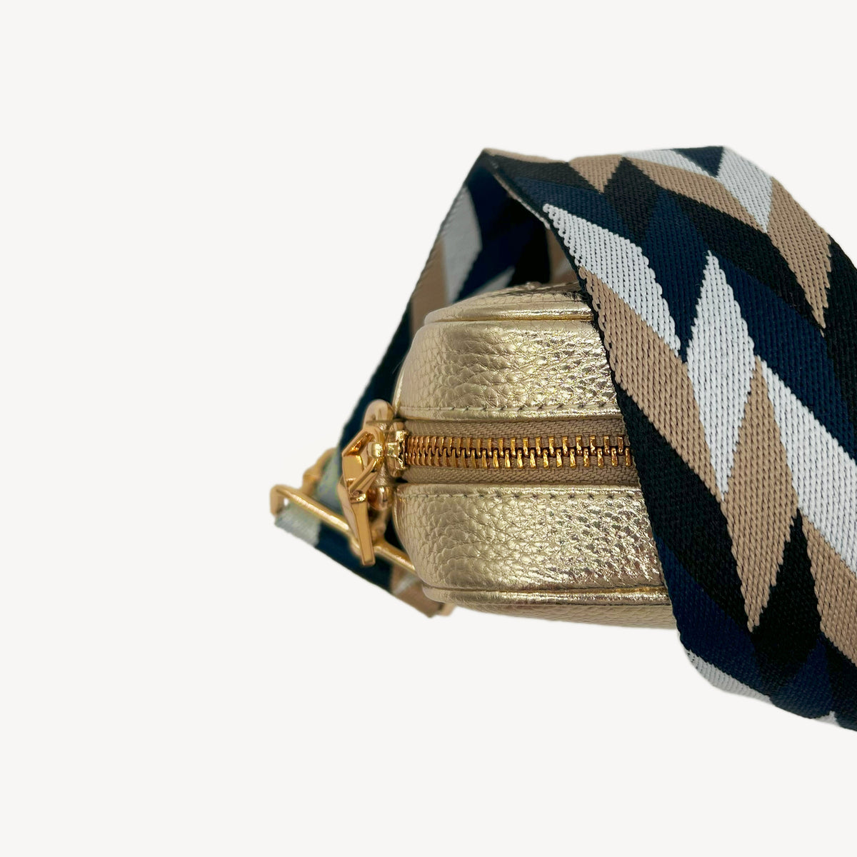 Navy & White Mosaic Strap
