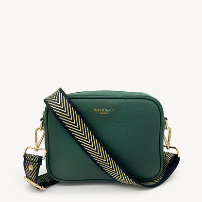 Black & Gold Chevron Strap