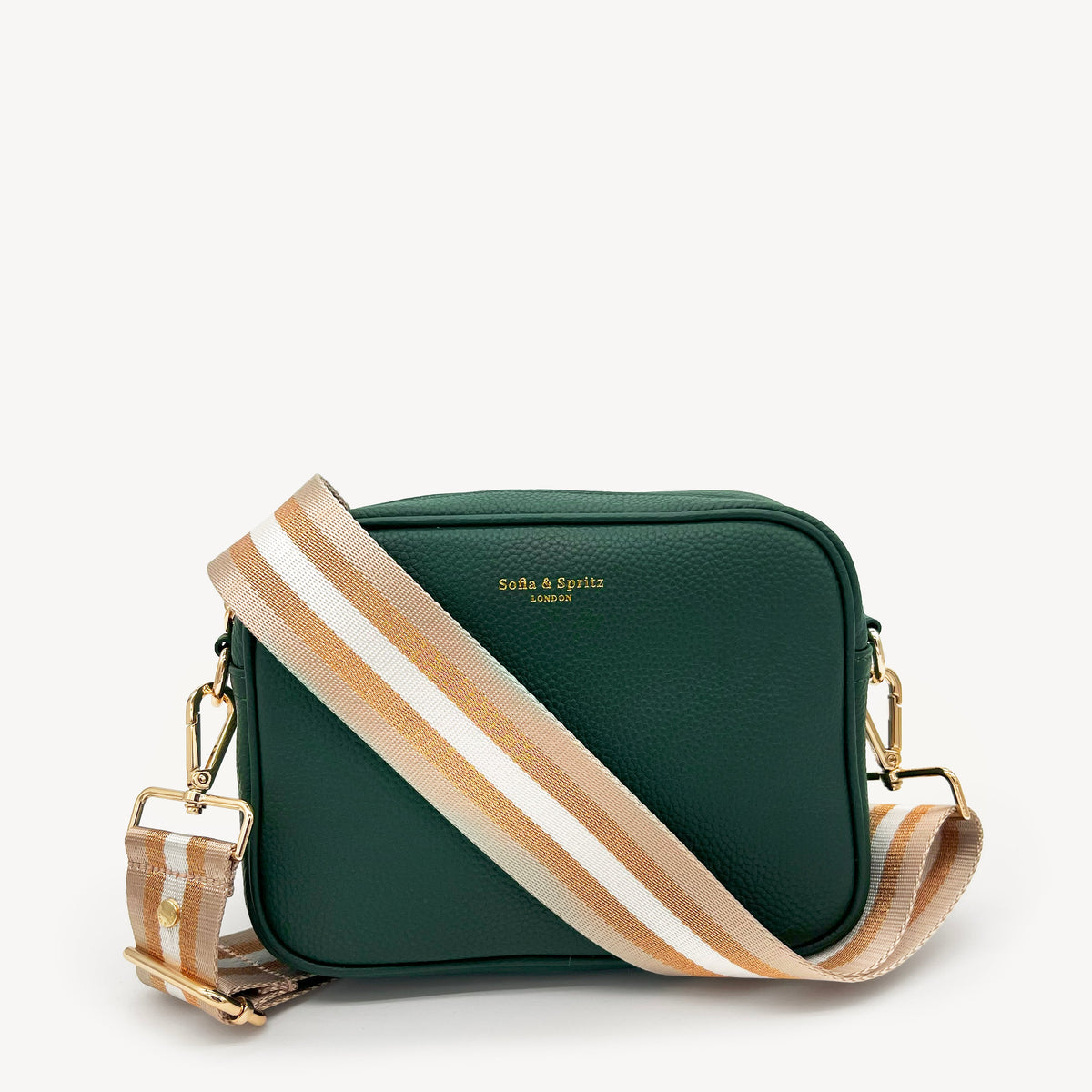 Champagne & Rose Gold Stripe Strap