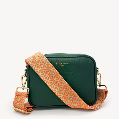 Orange & Stone Embroidered Strap