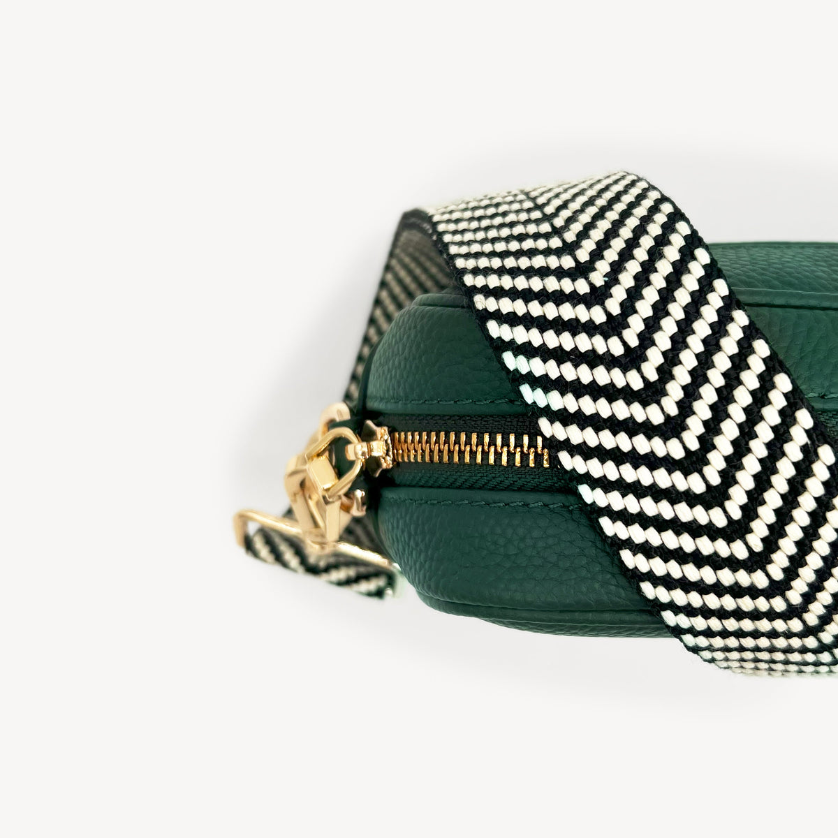 Black & White Chevron Strap