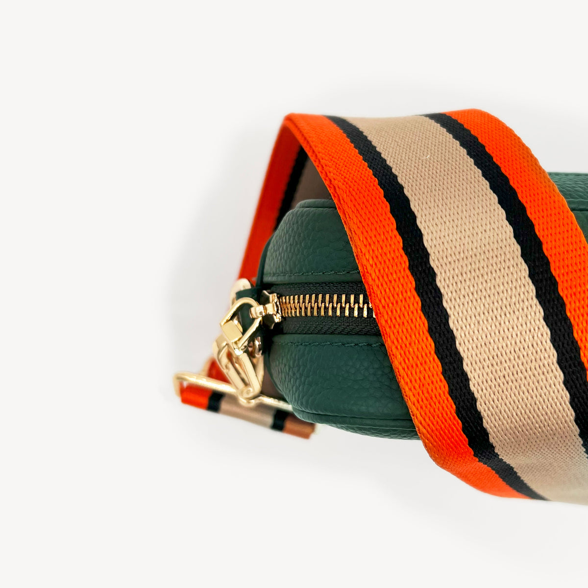 Orange, Tan & Black Stripe Strap
