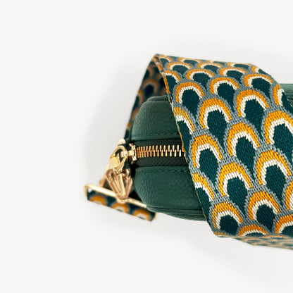 Teal Peacock Strap