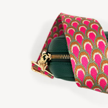Pink Peacock Strap