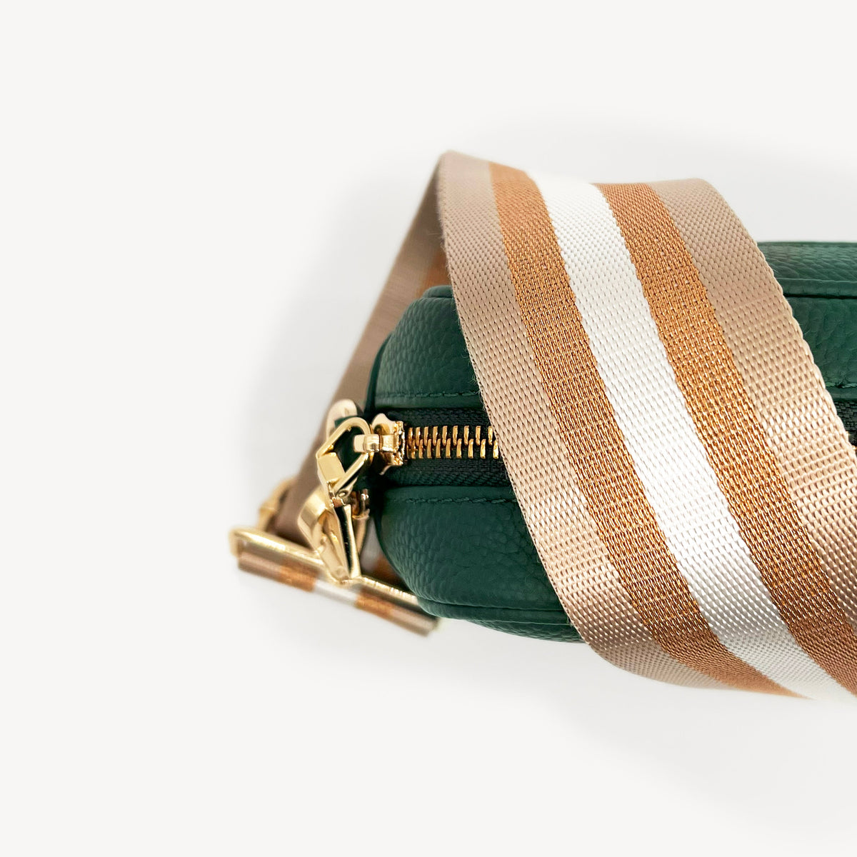 Champagne & Rose Gold Stripe Strap