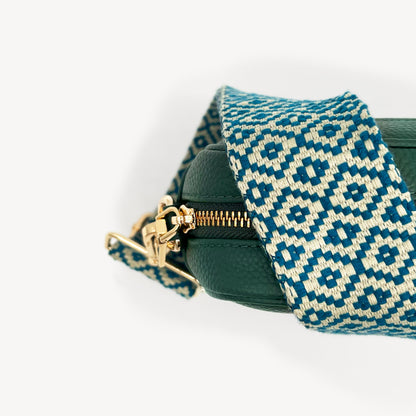 Blue & Stone Embroidered Strap