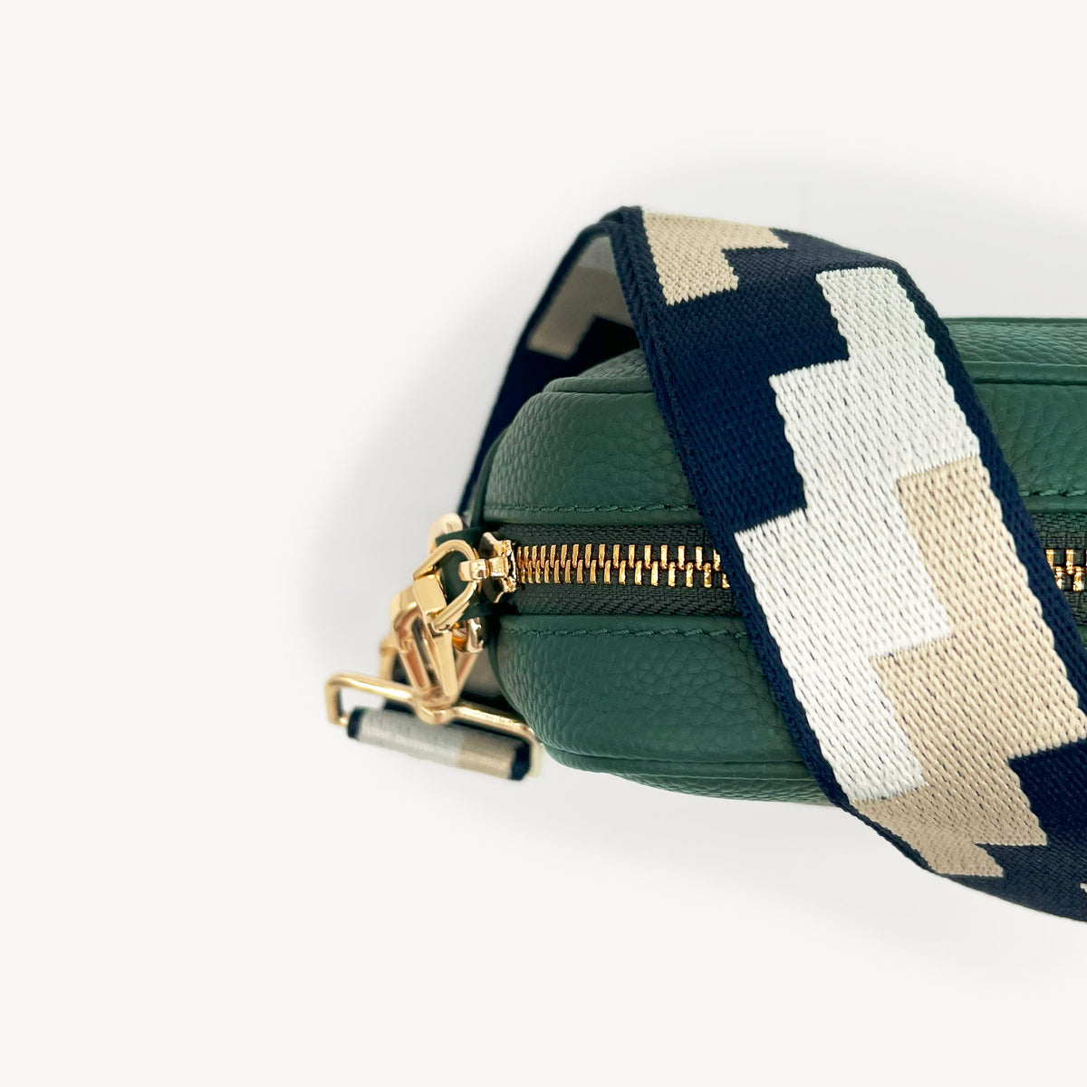 Navy, Stone & Tan Puzzle Strap