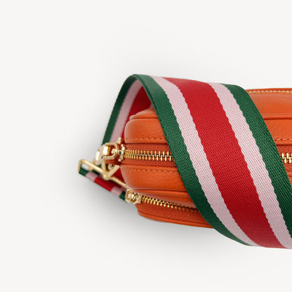 Red, Pink & Green Stripe Strap